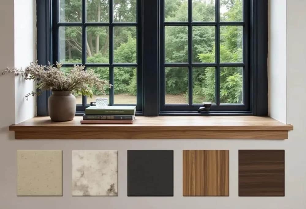 Jakie parapety do antracytowych okien? Odkryj idealne kolory i style